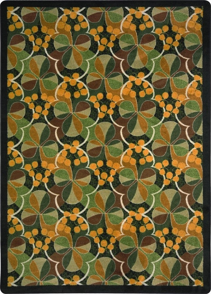 Kaleidoscope Rug, Shamrock, 5'4"x7'8"