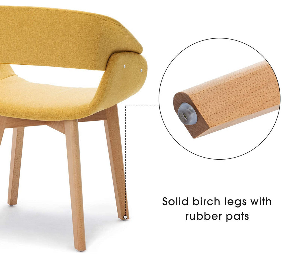 Modern Dining Room Chair Set of 2 for Kitchen