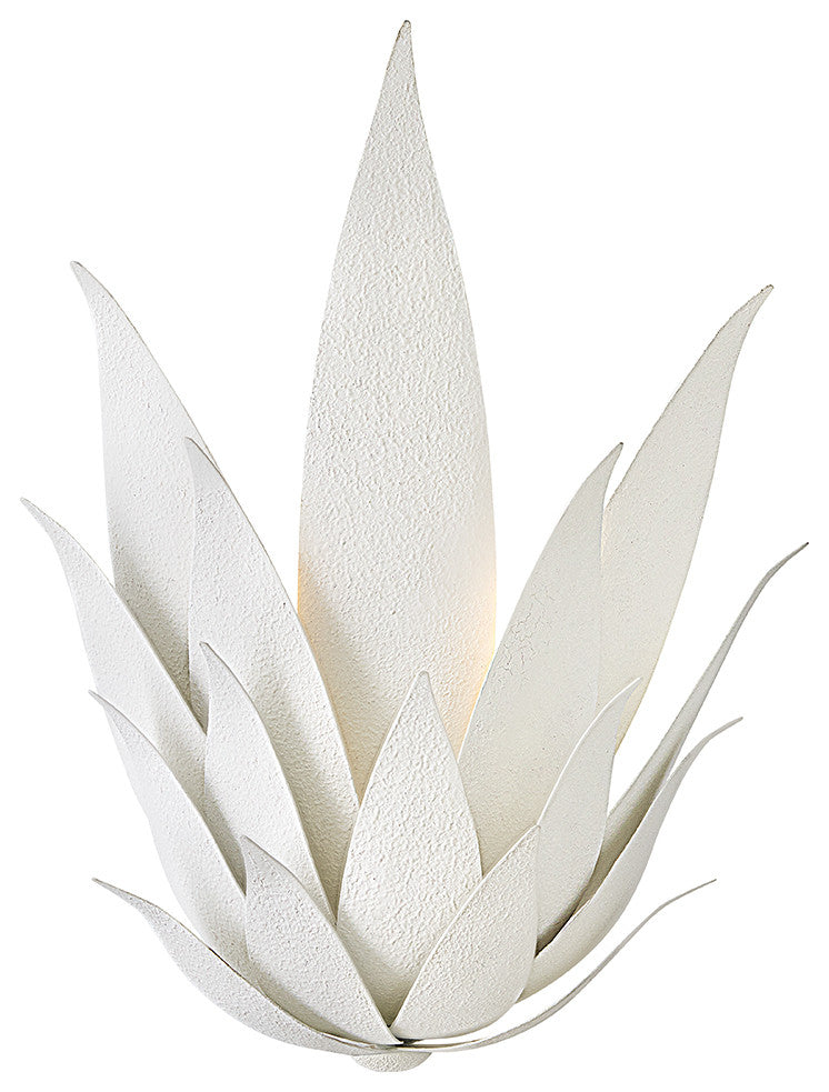 Fredrick Ramond Agave Large Two Light Sconce, Textured Plaster