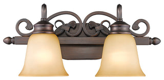 Golden Lighting Belle Meade Rubbed Bronze Vanity Light