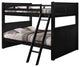 Beatrice Queen over Queen Bunk Bed, Black, Bed Only