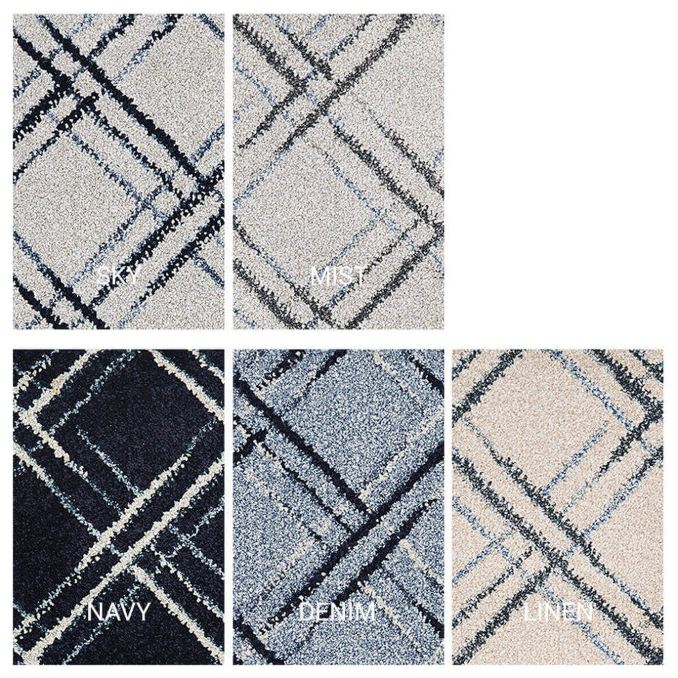 Lake Tahoe Transitional Indoor Area Rug, Lake Tahoe, Mist, 10'x10'
