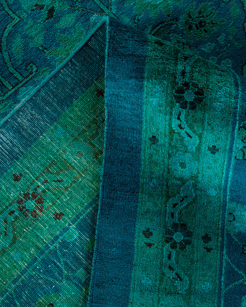 Vibrance, One-of-a-Kind Handmade Area Rug Blue, 17'2"x12'3"