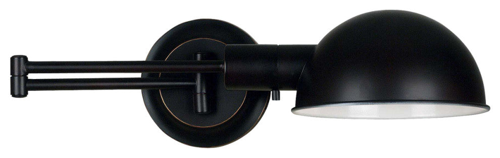 Kenroy 21010ORB 1-Light Swing Arm Wall Lamp, Frye