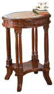 Balfour Inlaid Marble Colonnade Table
