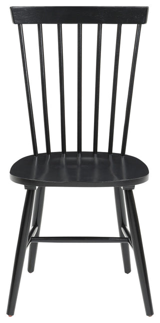 Eagle Ridge Dining Chair, Black Finish, Set of 2