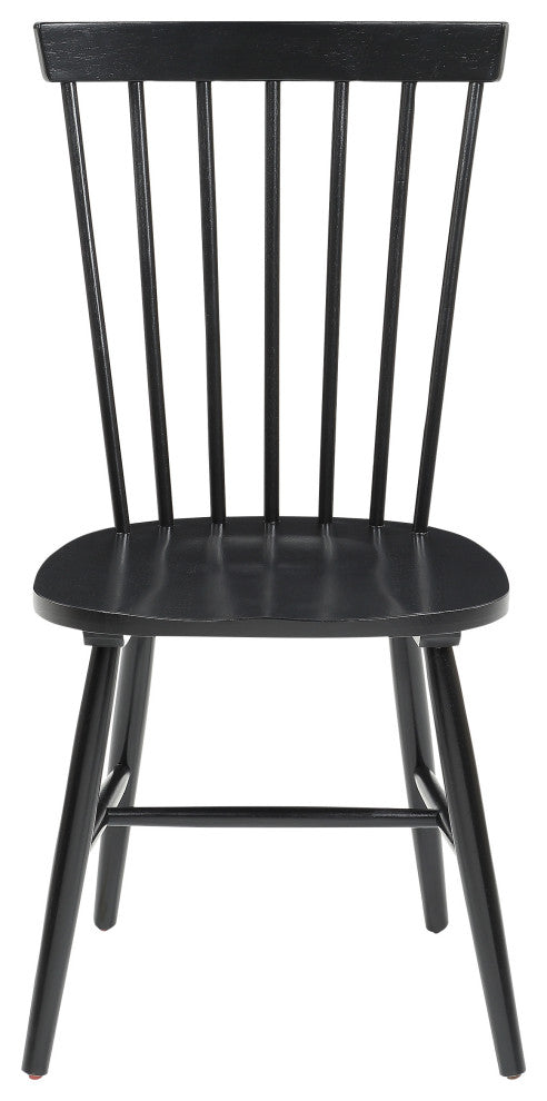 Eagle Ridge Dining Chair, Black Finish, Set of 2