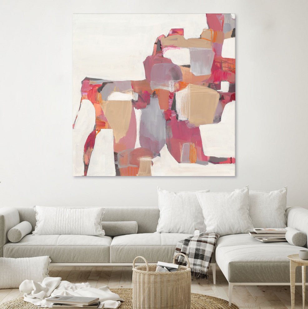 Geranium - 84 x 84 by Terri Burris