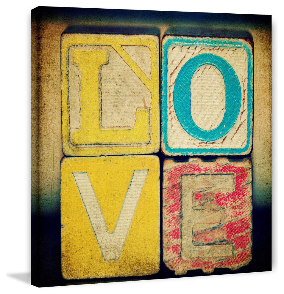 "Old Love" Painting Print on Wrapped Canvas