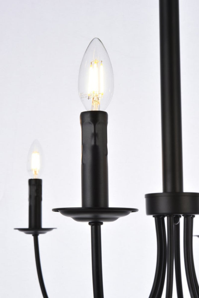 Britney 6-Light Pendant, Black