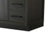 Home Living 60" Single Bathroom Vanity, Mocha Brown