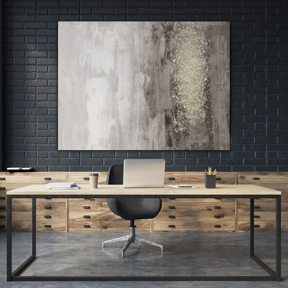 "Glitter Rain I" Fine Art Giant Canvas Print, 54"x72"