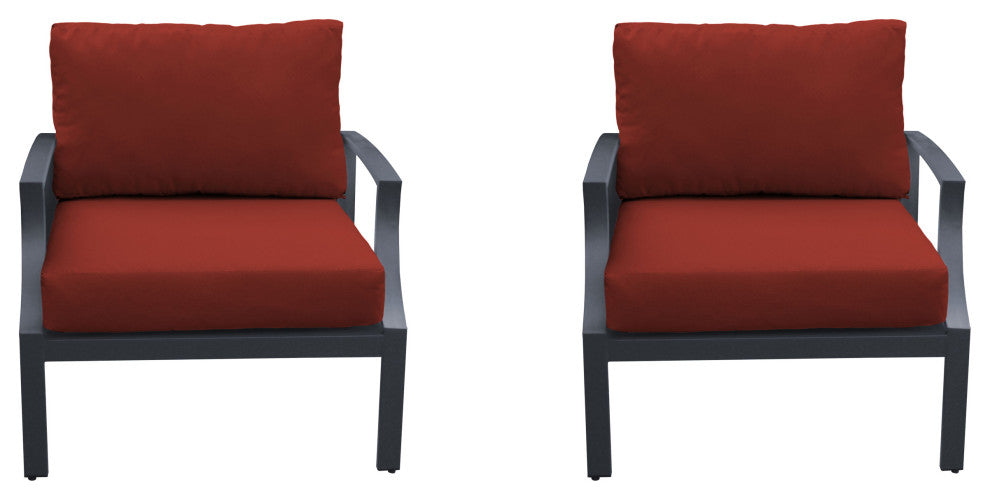 Lexington Club Chair 2 Per Box in Terracotta
