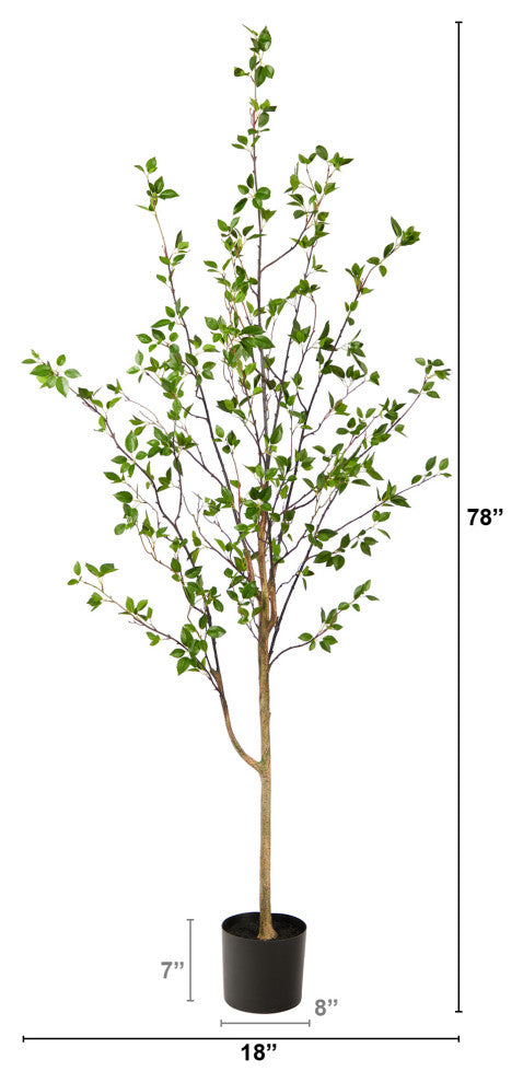 6.5' Minimalist Citrus Artificial Tree