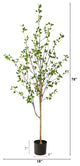 6.5' Minimalist Citrus Artificial Tree