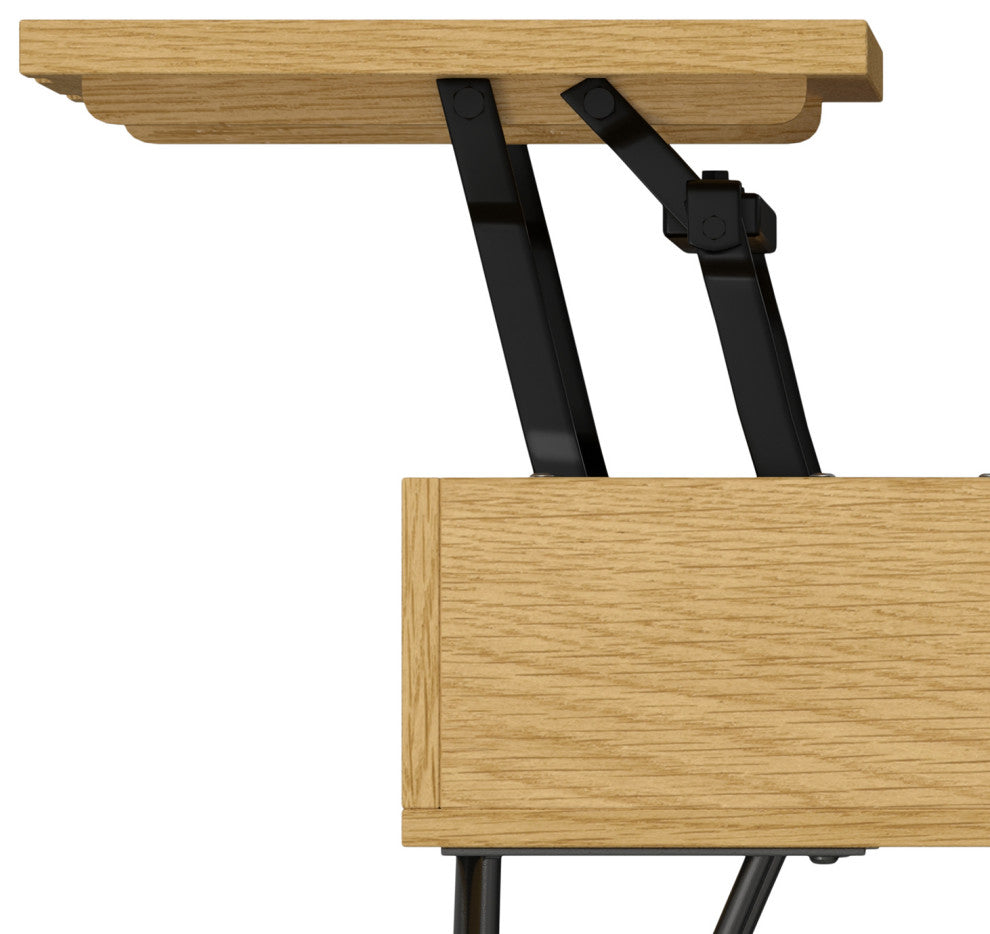 Hunter Small Lift Top Coffee Table, Oak