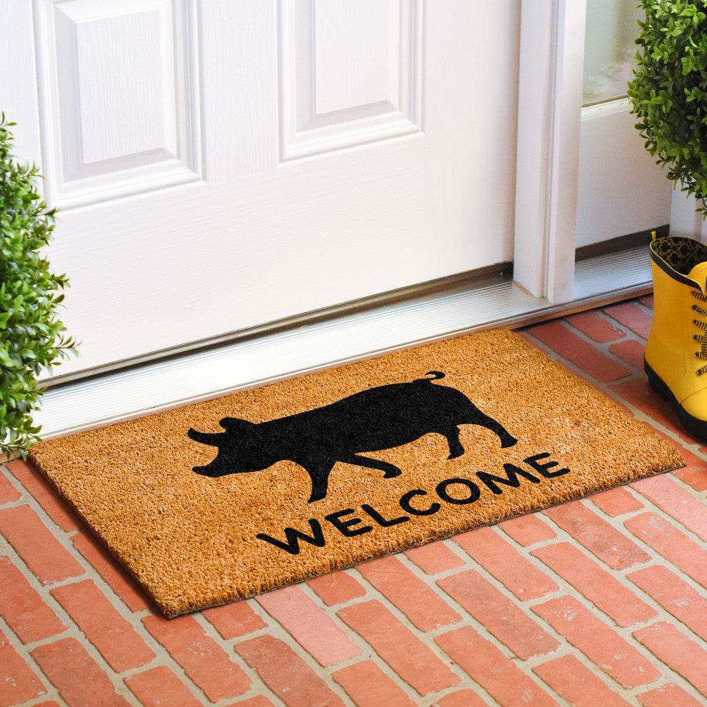 Calloway Mills Piggy Doormat, 30x48