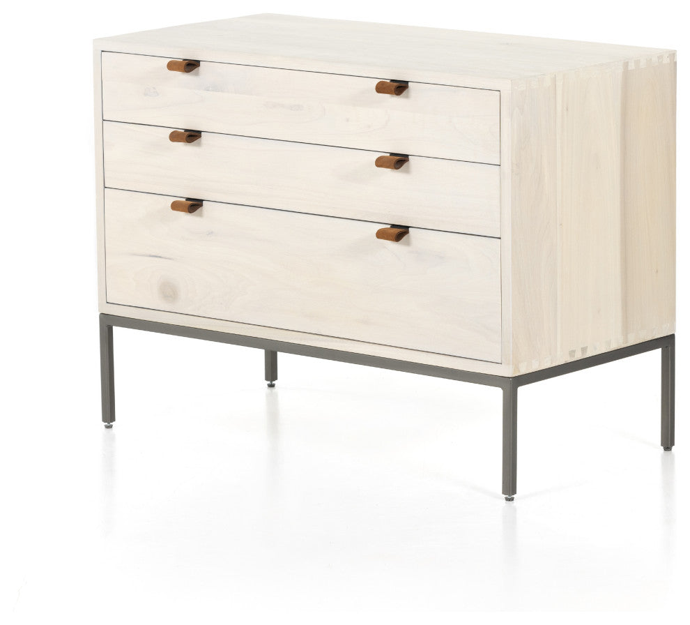 Trey Large Nightstand-Dove Poplar