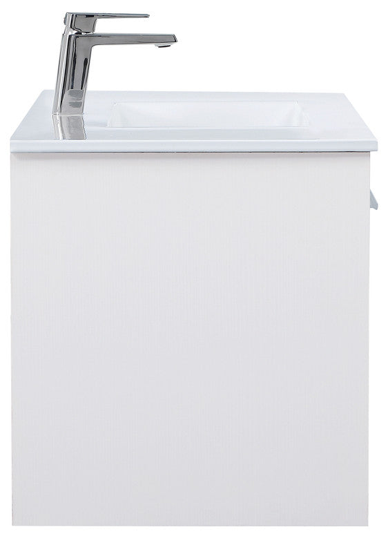 40" Single Bathroom Floating Vanity, White
