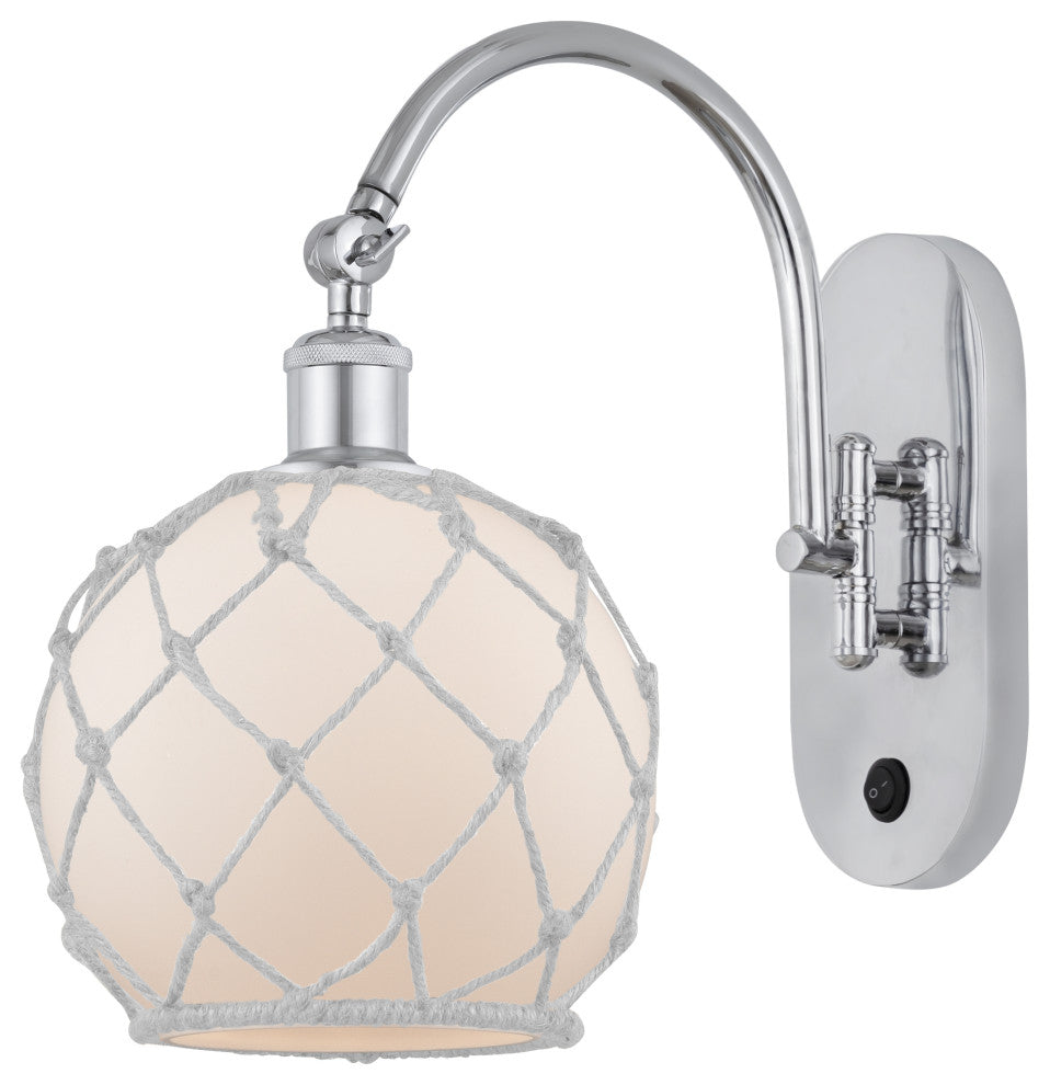Innovations 518-1W-PC-G121-8RW-LED 1 Light Sconce, Polished Chrome