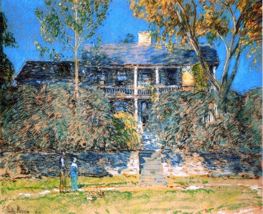 Frederick Childe Hassam The Holly Farm, 20"x25" Wall Decal