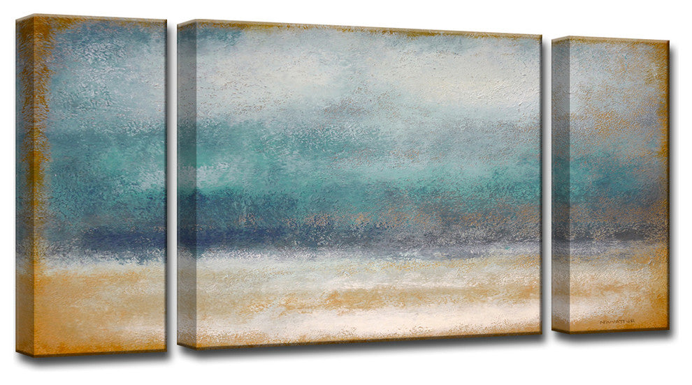 Ready2HangArt 3 Piece Wall Art Set 'Tempest' by Norman Wyatt, 30"x60"