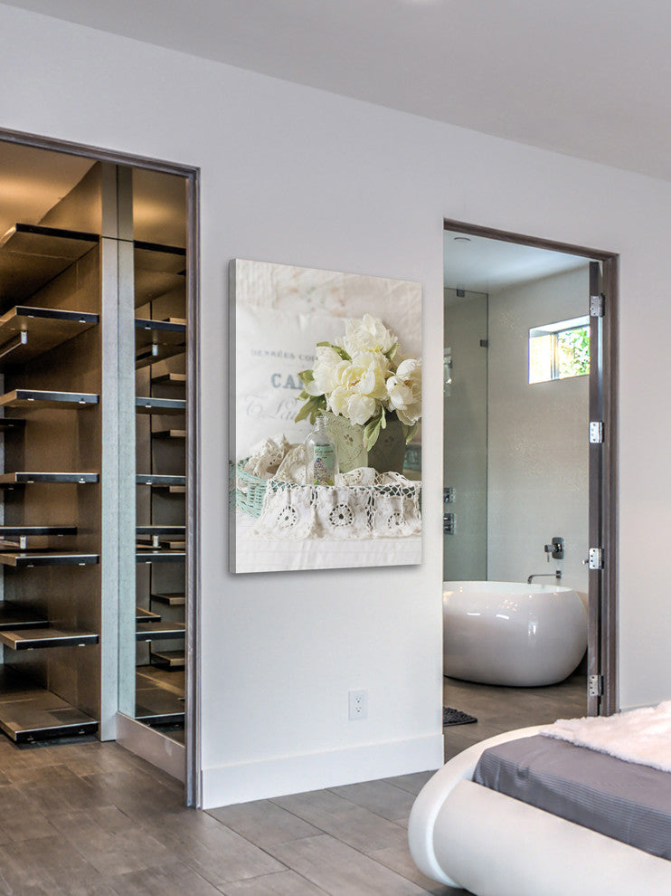 Marmont Hill, "Belle Jardin" by Sylvia Cook Painting on Wrapped Canvas, 40x60