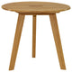 Round Teak Accent Table