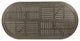 GDF Studio 7-Piece Dallas Outdoor Wood and Wicker Dining Set, Gray/Gray/Gray