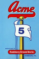 Acme 5 Broom Label- Fine Art Giclee Print 24" x 36"