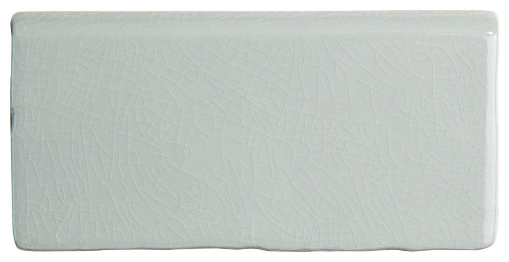 Antic Craquelle Bullnose Gris Soho Ceramic Wall Trim
