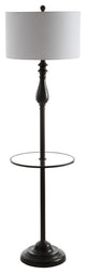 Laine 60" Metal LED Side Table and Floor Lamp, Oil Rubbed Bronze