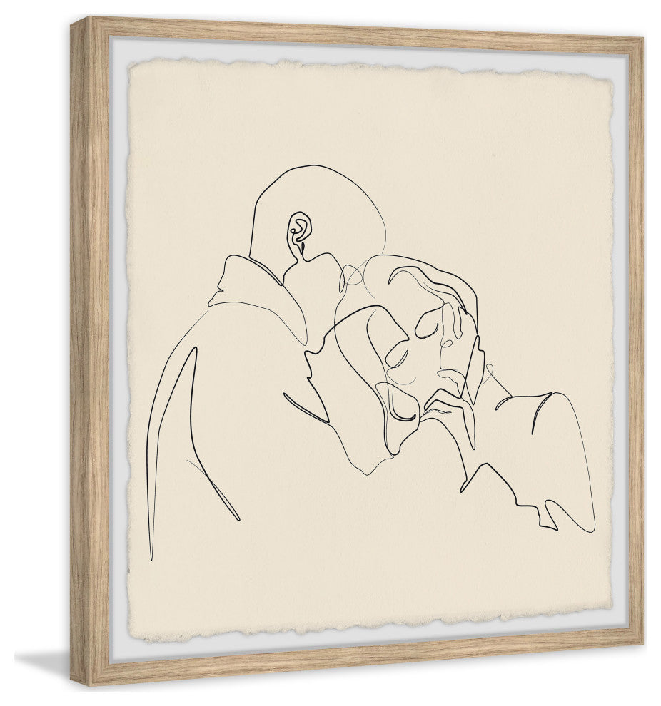 "I've Got You" Framed Painting Print, 24x24