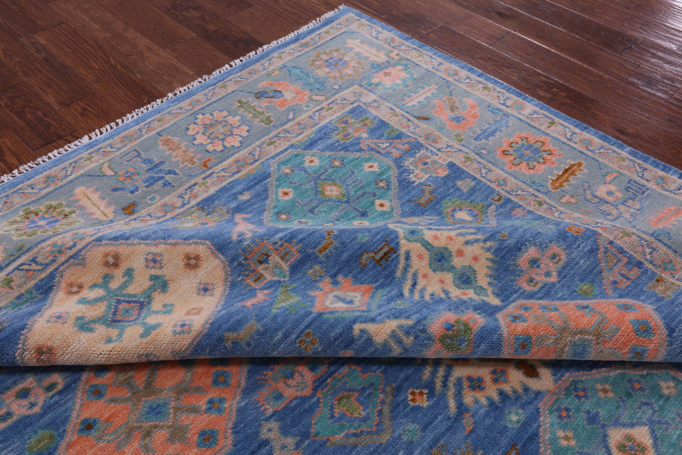 8' 2" X 10' 3" Turkish Oushak Handmade Wool Rug - Q15402