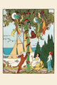 The Stand-Off in the Tree- Gallery Wrapped Canvas Art 28" x 42"