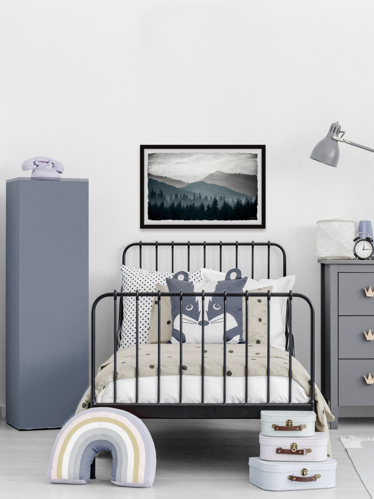 "A Night on the Mountain" Framed Painting Print, 30x20