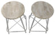 Illona 24" Stool, Set of 2, Whitewash
