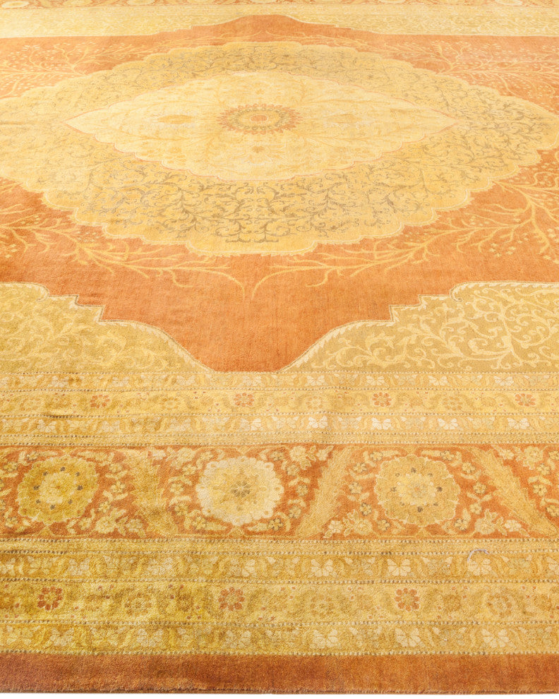 Mogul, One-of-a-Kind Hand-Knotted Area Rug Brown, 12'0"x17'8"