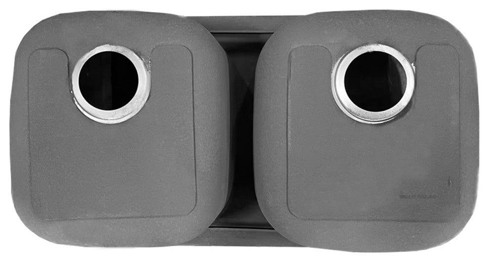 Sinber 32" Undermount Double Bowl 304 Stainless Steel Kitchen Sink