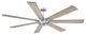 Whose Lamp 72-inch Large Ceiling Fan with Remote Control, Brushed Nikel