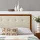 Modway Draper Tufted Full Fabric and Wood Headboard
