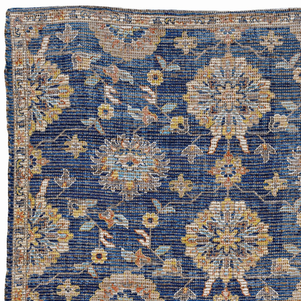 Morris Chloe Distressed Moroccan Accent Rug, Blue, 27" X 45"