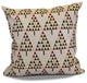 Triangle Trees 2 Pillow, Cream, 18"x18"