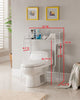 Bianca Bathroom Rack, White