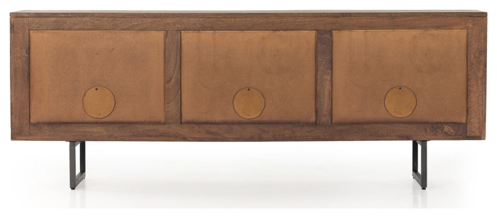 Carmel Media Console-Brown Wash