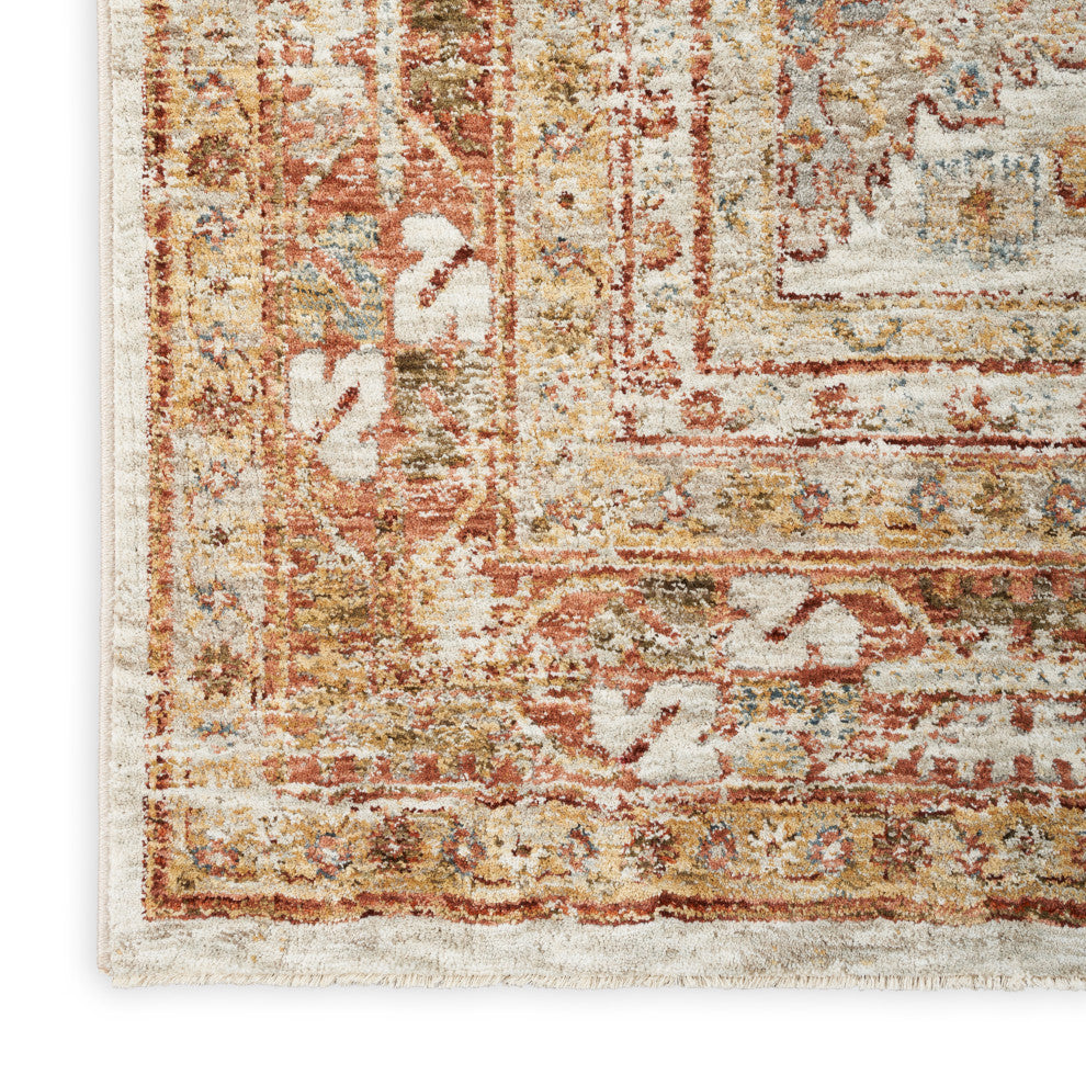 Nourison Home 5'3"x7'8" Petra Ivory Multicolor Area Rug