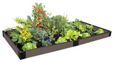 Weathered Wood Raised Garden Bed 4' x 8' x 5.5', 1' profile