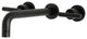 KS8020CML Two-Handle Wall Mount Tub Faucet, Matte Black