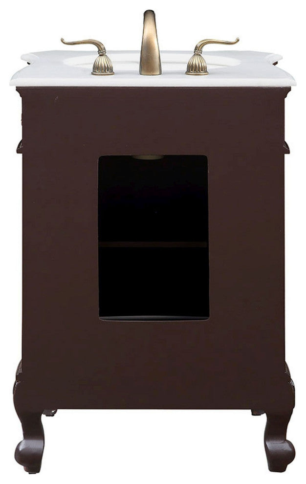 Elegant Lighting VF-1031-VW Berkshire 24" - Antique White