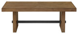Landmark Cocktail Table, Weathered Oak